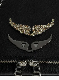 Discount Zadig & Voltaire Strass XL Swing Your Wings Charm Oldgold